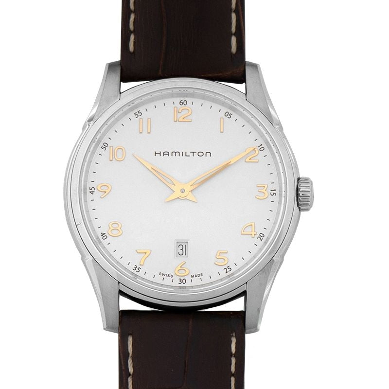 Jazzmaster 42 mm Silver Dial in Stainless Steel H38511513