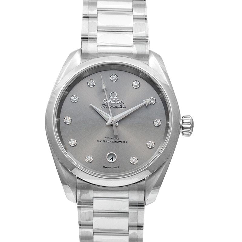 Seamaster 38 mm Grey Dial in Stainless Steel 220.10.38.20.56.001