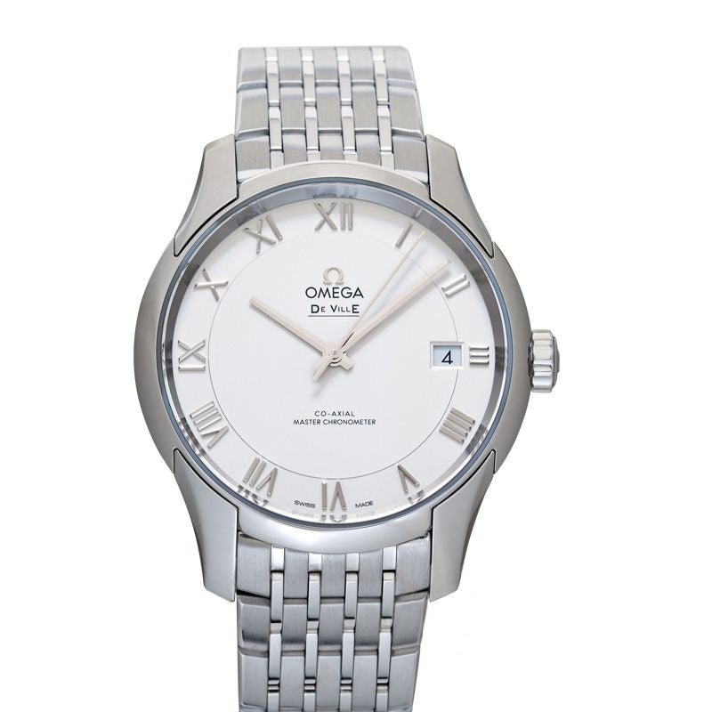 Montre De Ville 41 mm en acier inoxydable avec cadran blanc 433.10.41.21.02.001
