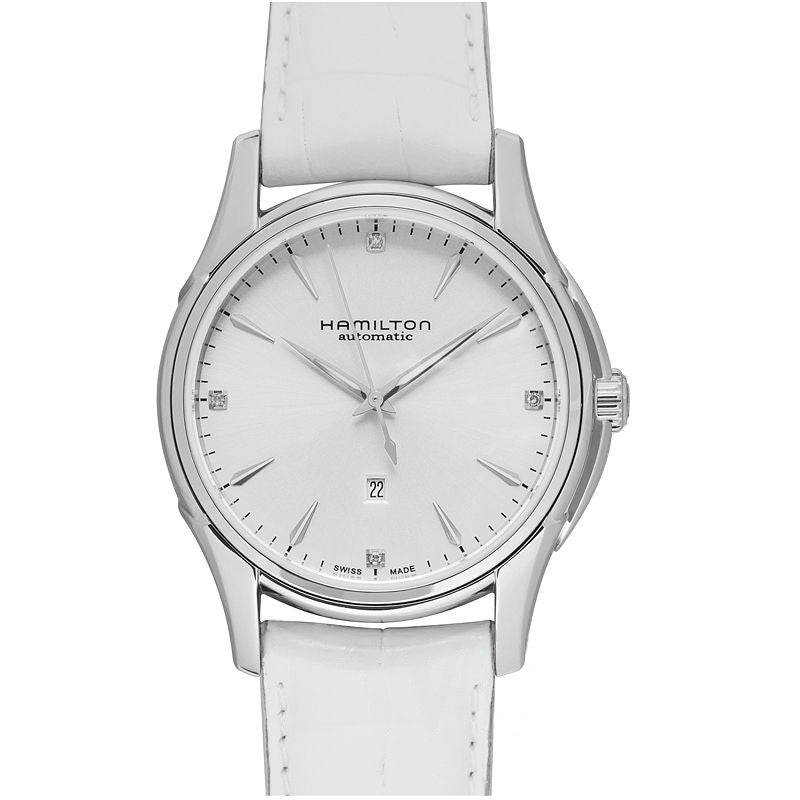Jazzmaster 34 mm Silver Dial in Stainless Steel H32315811
