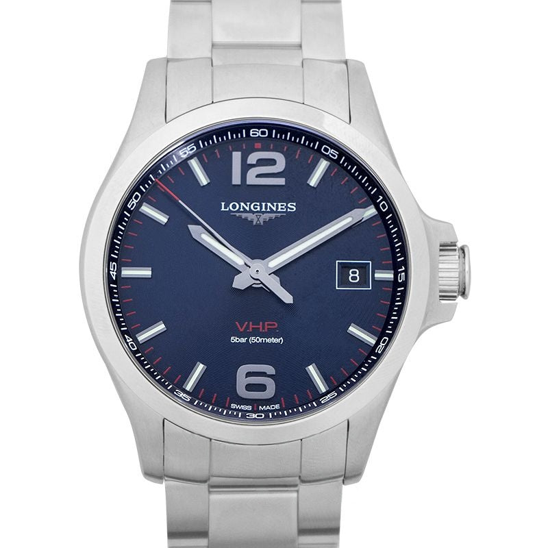 Longines Conquest 43 mm Blue Dial in Stainless Steel L37264966