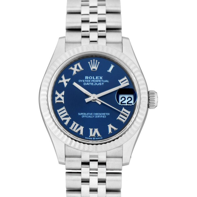 Datejust 31 mm Blue Dial in Stainless Steel, White Gold 278274-0034