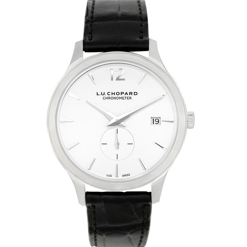 L.U.C. 40 mm White Dial in Stainless Steel 168591-3001