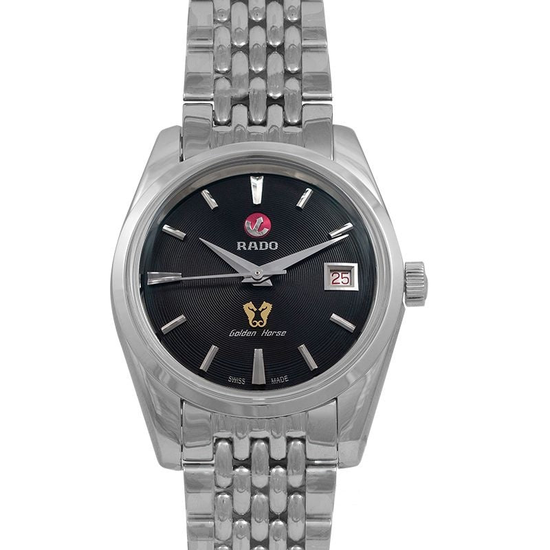 Tradition 36.5 mm Black Dial in Stainless Steel R33930153