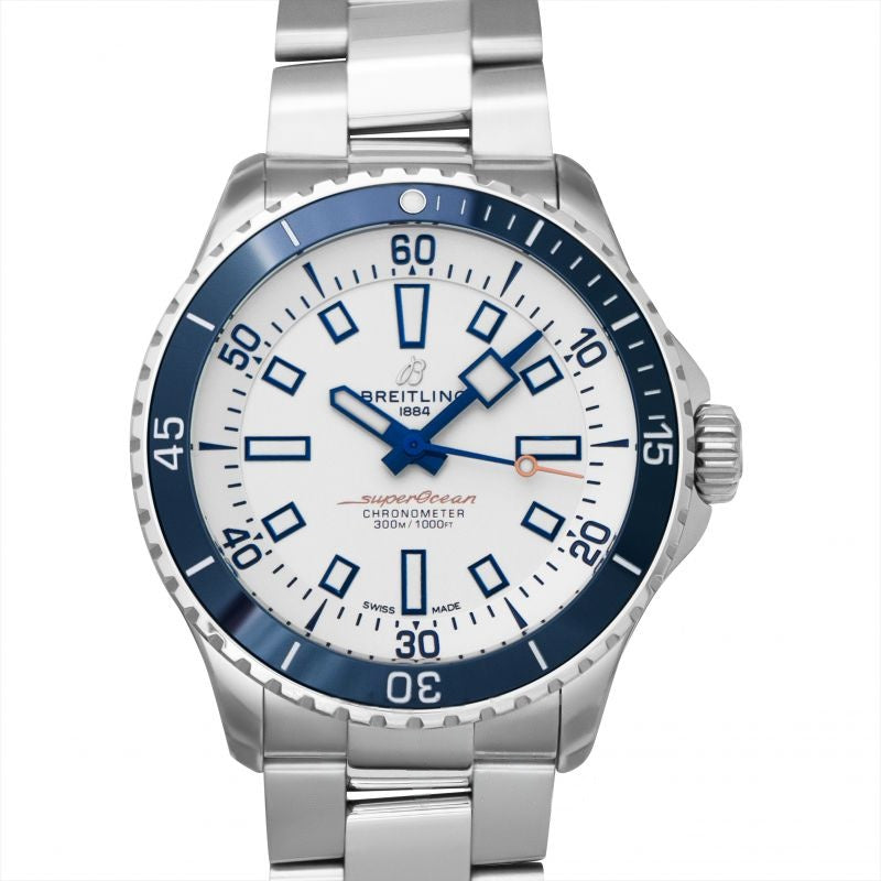 Superocean 42 mm White Dial in Stainless Steel A17375E71G1A1