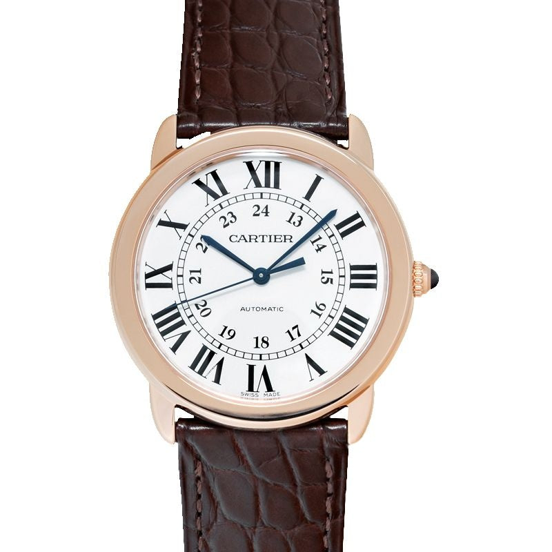 Ronde de Cartier 36mm Silver Dial in Rose Gold W2RN0008