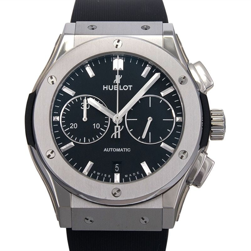 Classic Fusion 45mm Black Dial in Titanium 521.NX.1171.RX