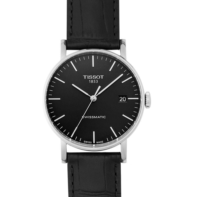 T-Classic 40 mm Black Dial in Stainless Steel T109.407.16.051.00