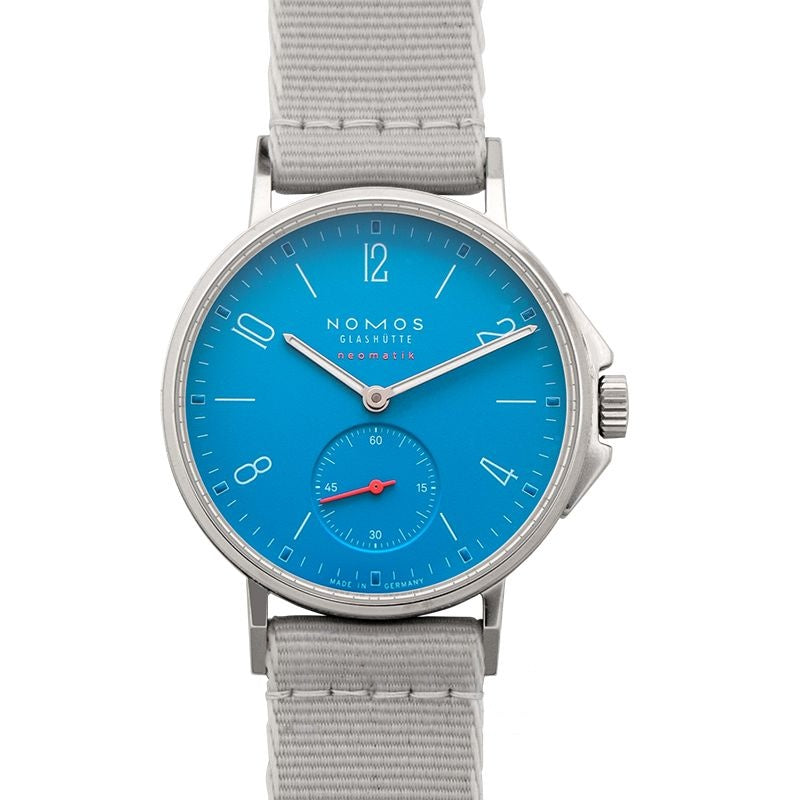 Ahoi 36.3mm Blue Dial in Stainless Steel 562