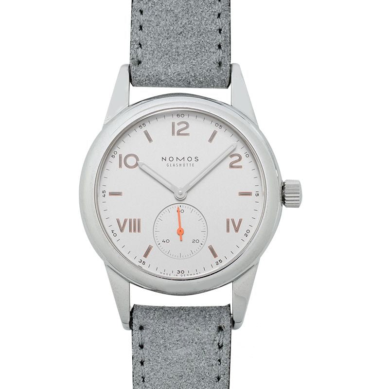 Club 36.0mm white silver-plated Dial in stainless steel sapphire crystal glass back 709