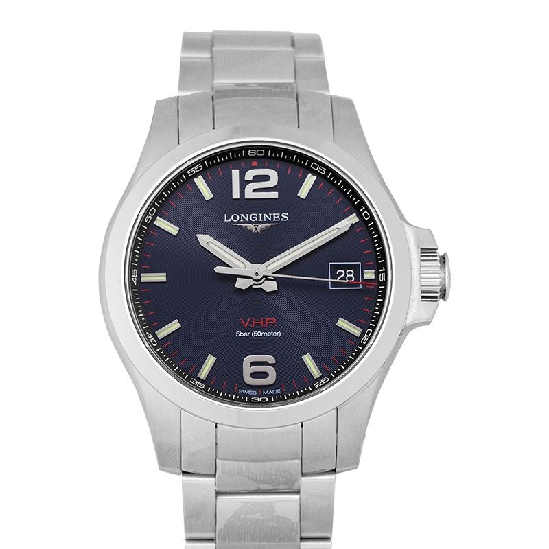 Longines Conquest 41 mm Blue Dial in Stainless Steel L37164966
