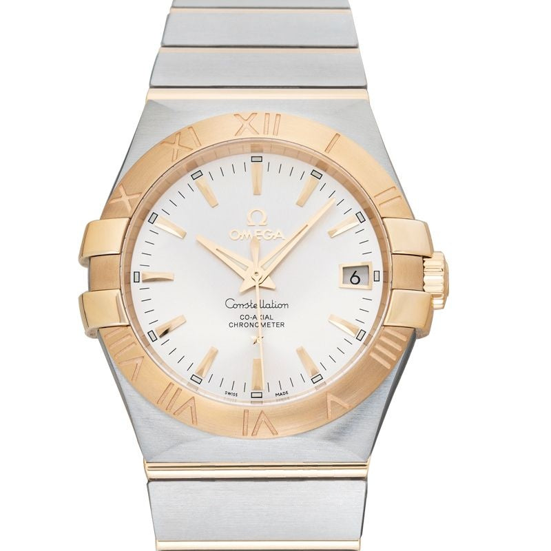Constellation 35 mm Silver Dial in Stainless Steel, 18kt Yellow Gold 123.20.35.20.02.002