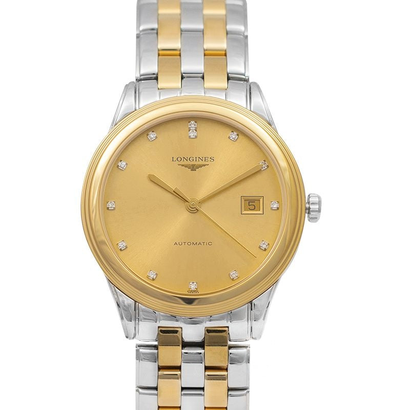 Flagship 38.50 mm Champagne Dial in Stainless Steel L49743377