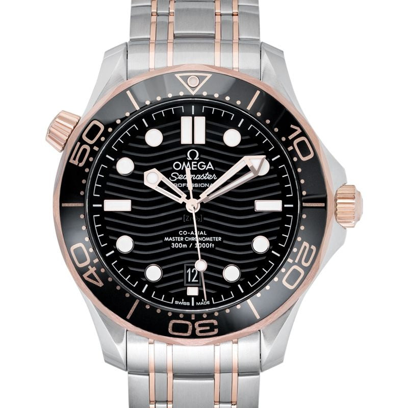 Seamaster 42 mm Black Dial in Stainless Steel 210.20.42.20.01.001