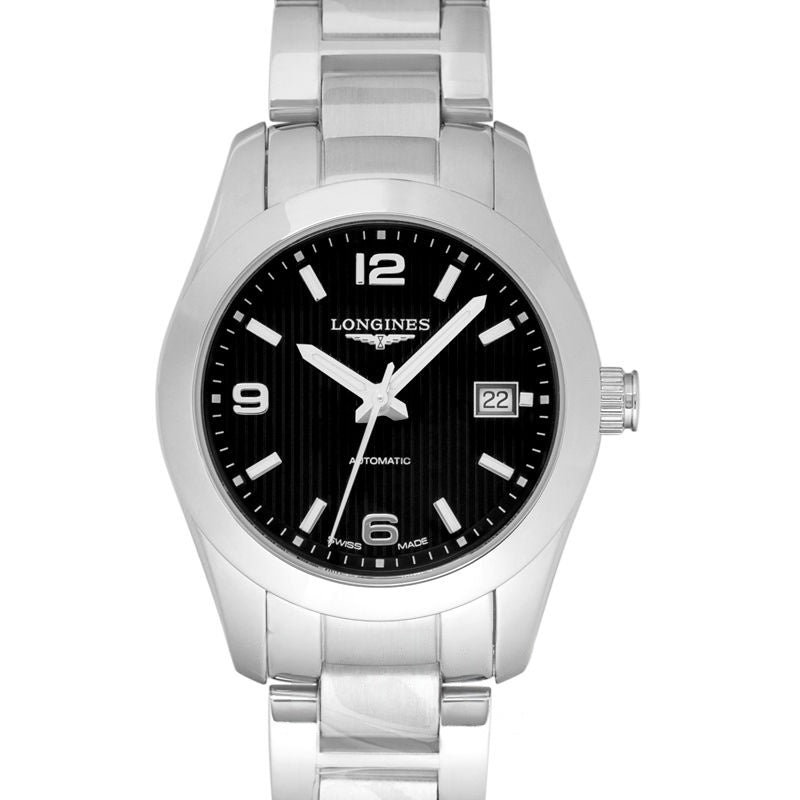 Conquest Classic 29.5mm Black Dial in Stainless Steel L22854566