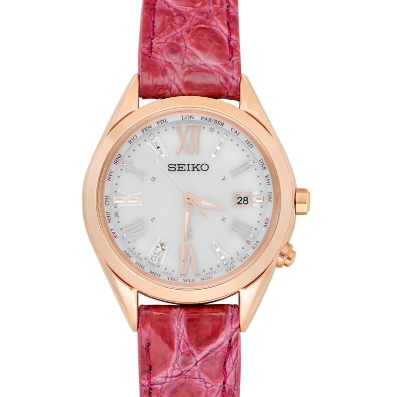 Lukia 28mm White Dial in Titanium SSQV042