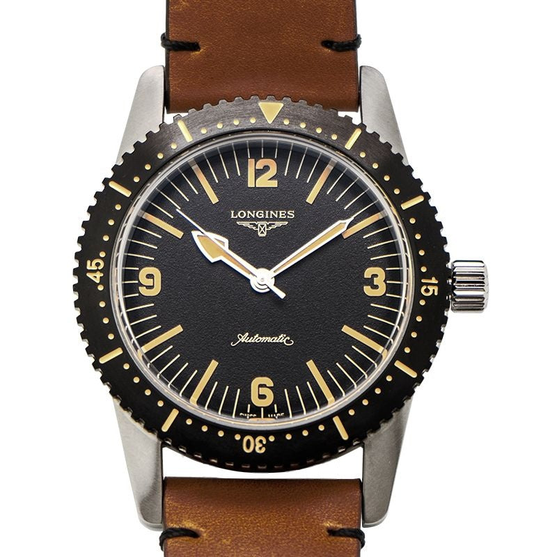 Longines Heritage ? 42.00?mm Black Dial in Stainless Steel L28224562