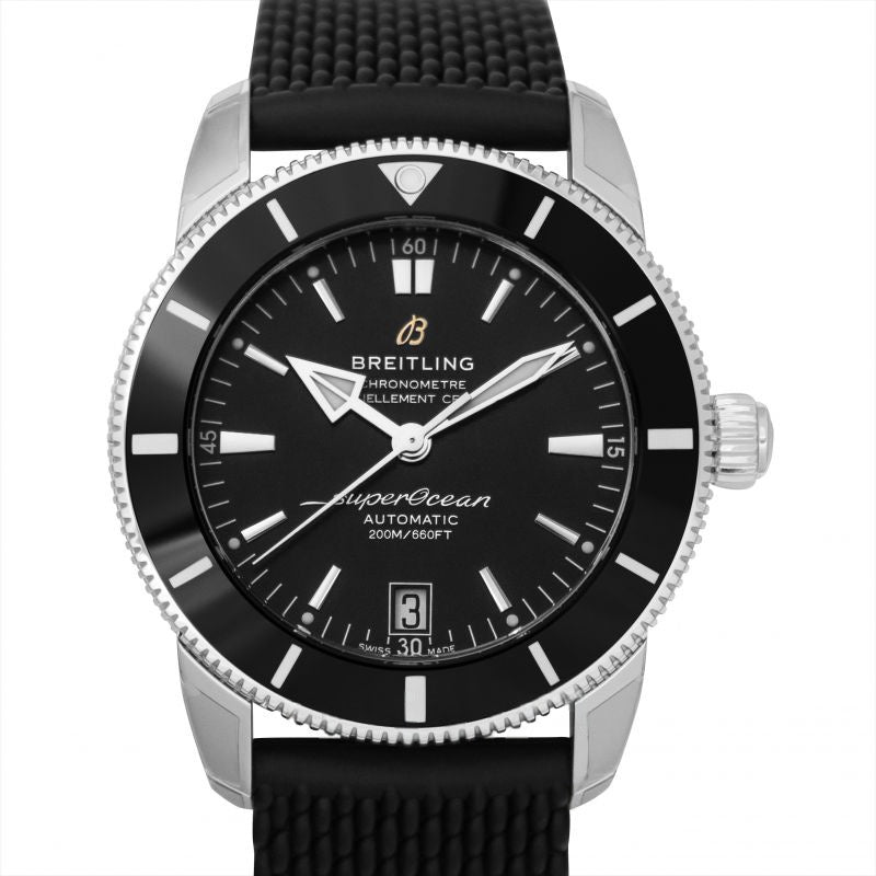 Superocean 42 mm Black Dial in Stainless Steel AB2010121B1S1