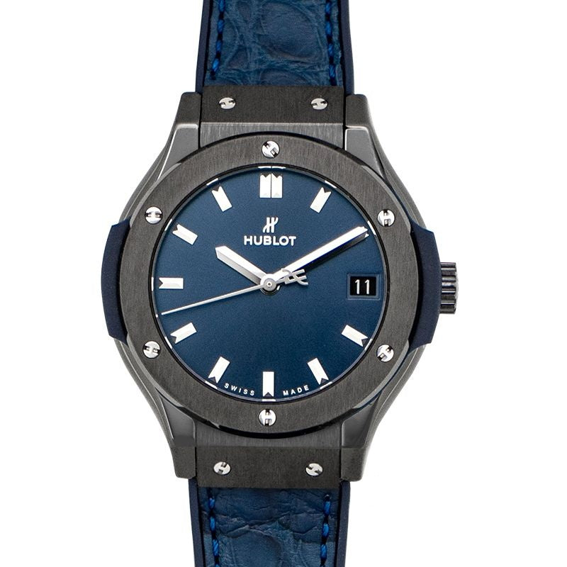 Classic Fusion 33mm Blue Dial in Ceramic 581.CM.7170.LR