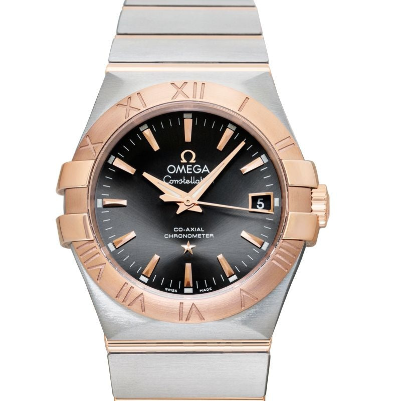 Constellation 35 mm Grey Dial in Stainless Steel, 18kt Rose Gold 123.20.35.20.06.002