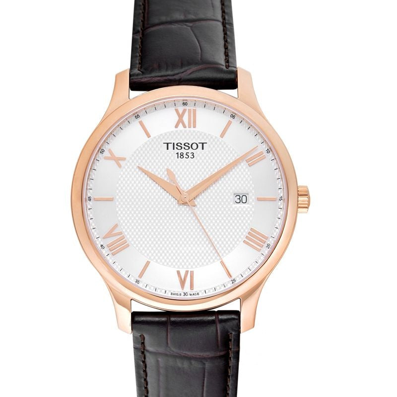 T-Classic 42 mm Silver Dial in Stainless Steel T063.610.36.038.00