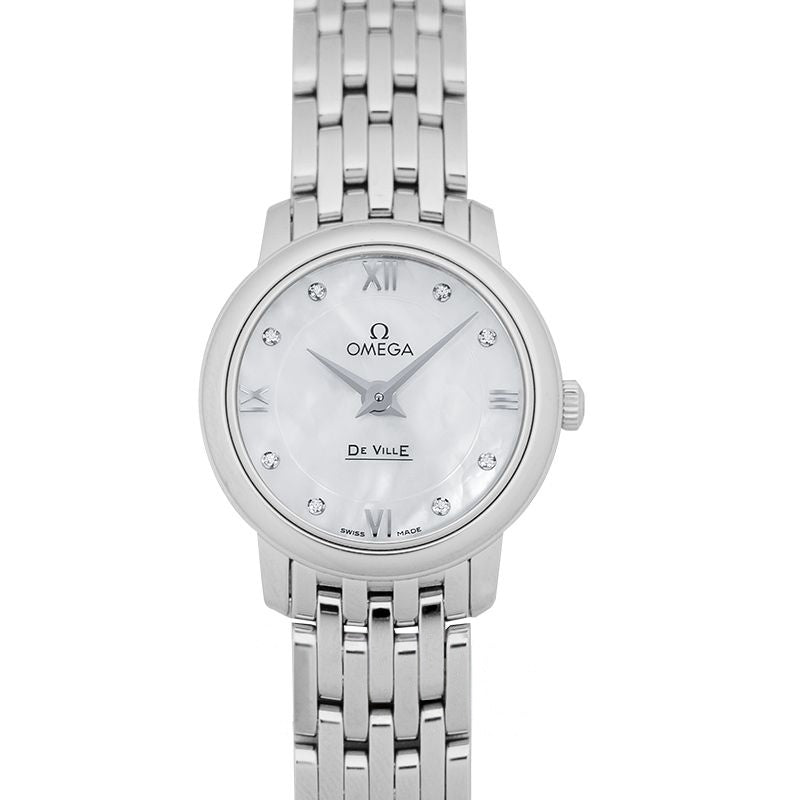 De Ville 24.4 mm Mother Of Pearl Dial in Stainless Steel 424.10.24.60.55.001