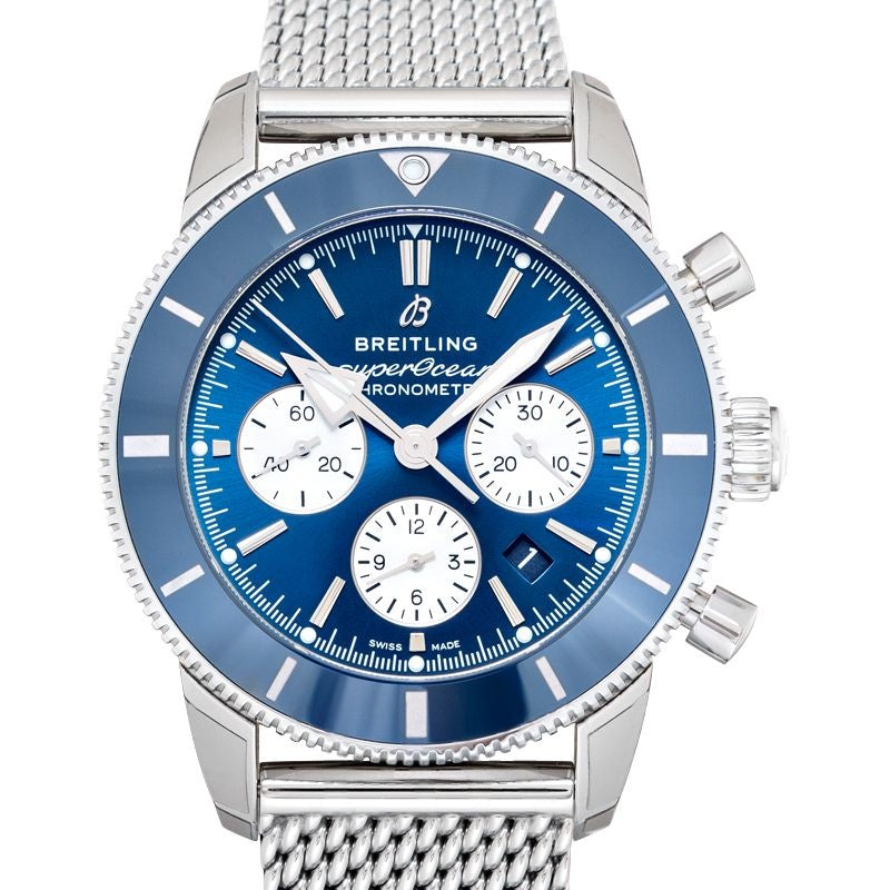 Superocean Heritage 44 mm Blue Dial in Stainless Steel AB0162161C1A1
