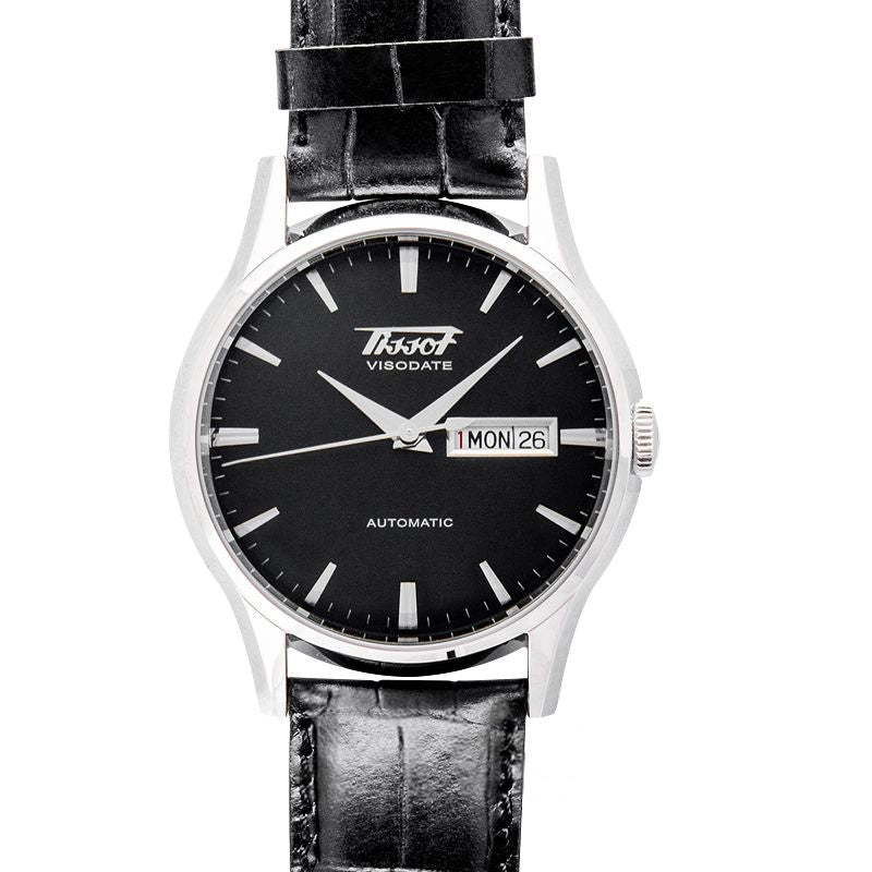 Tissot Heritage 40 mm Black Dial in Stainless Steel T019.430.16.051.01