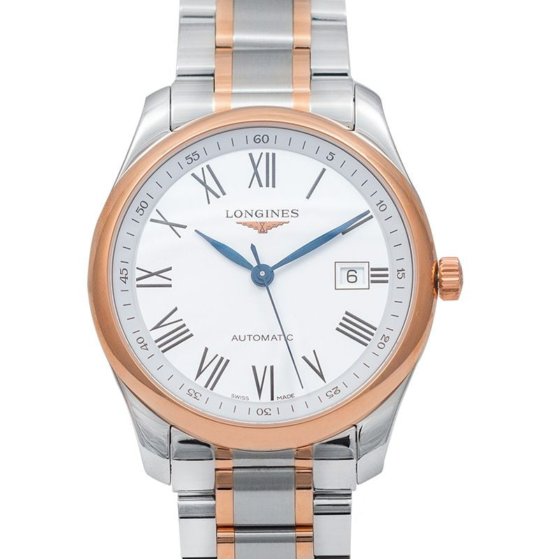 Montre Longines Master Collection 40 mm, cadran blanc, acier inoxydable L27935117