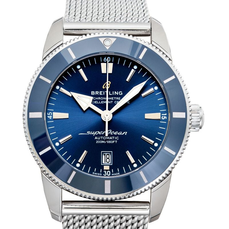 Superocean Heritage 46 mm Blue Dial in Stainless Steel AB2020161C1A1