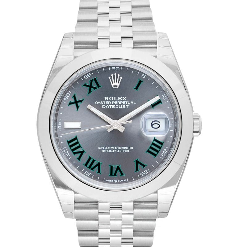 Datejust 41 mm Slate Dial in Stainless Steel 126300-0014