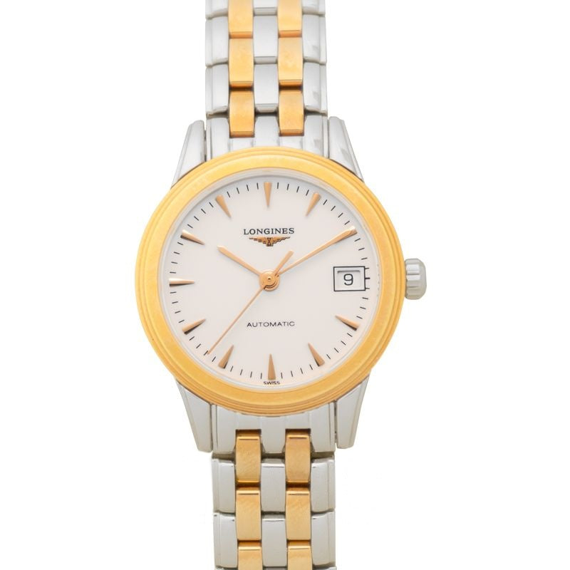 Flagship ? 26.00?mm White matt Dial in Stainless Steel, red PVD coating L42743927