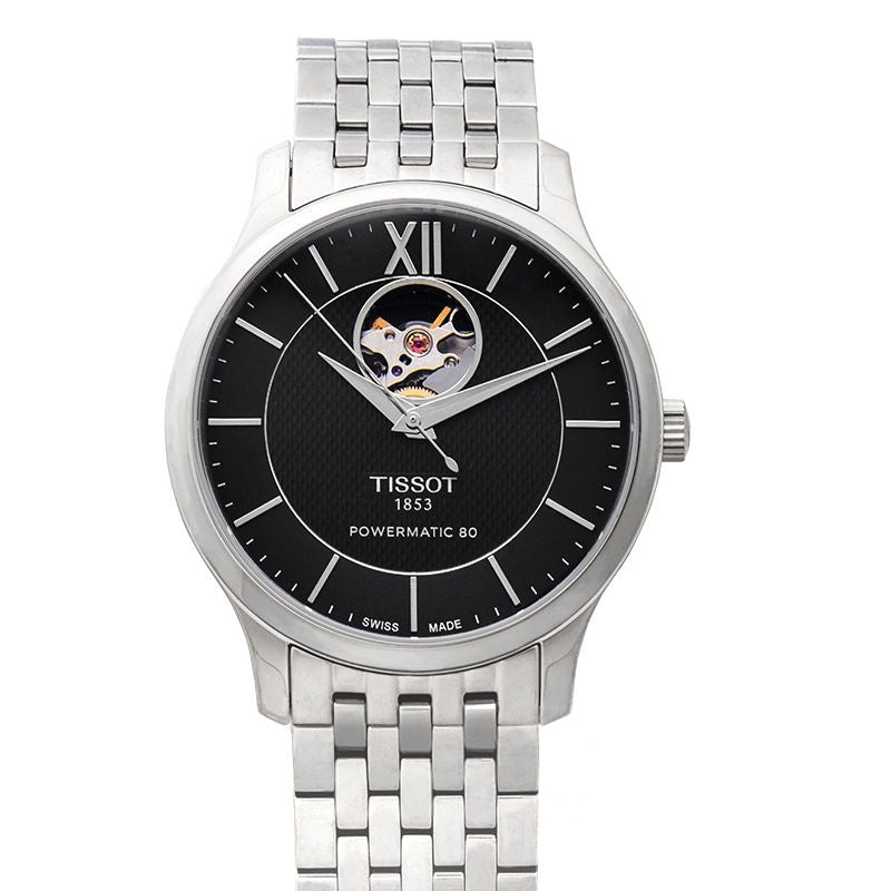 T-Classic 40 mm Black Dial in Stainless Steel T063.907.11.058.00
