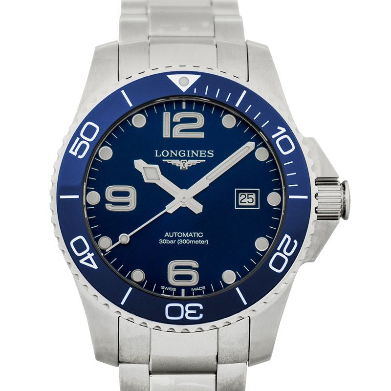 HydroConquest 43 mm Blue Dial in Stainless Steel L37824966