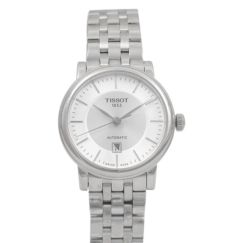 T-Classic 30 mm Silver Dial in Stainless Steel T122.207.11.031.00