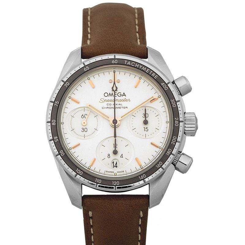 Speedmaster 38 mm Silver Dial in Stainless Steel 324.32.38.50.02.001