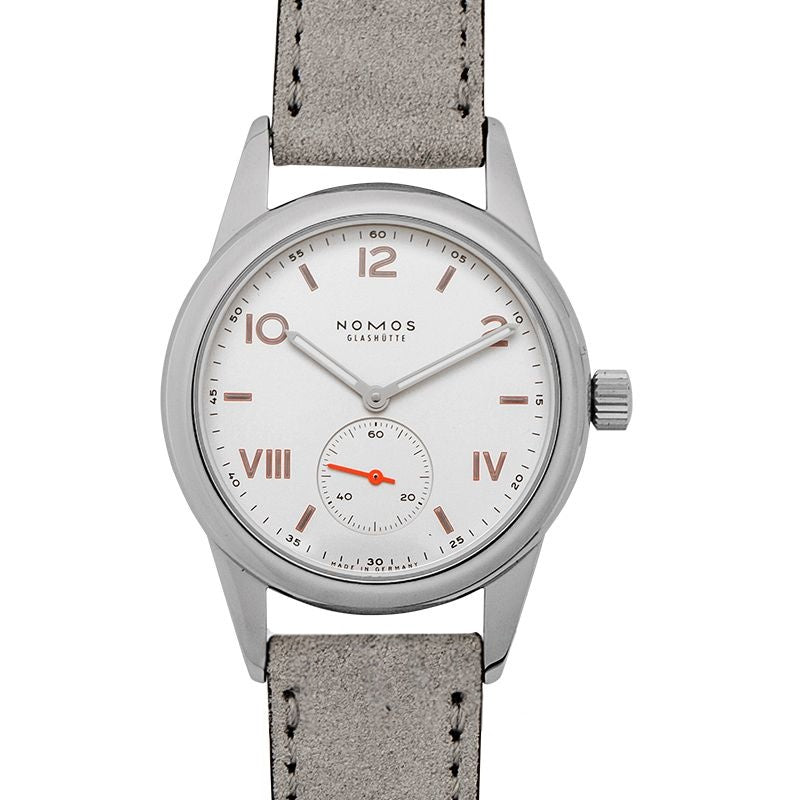 Club 36mm White Dial in Stainless Steel 708
