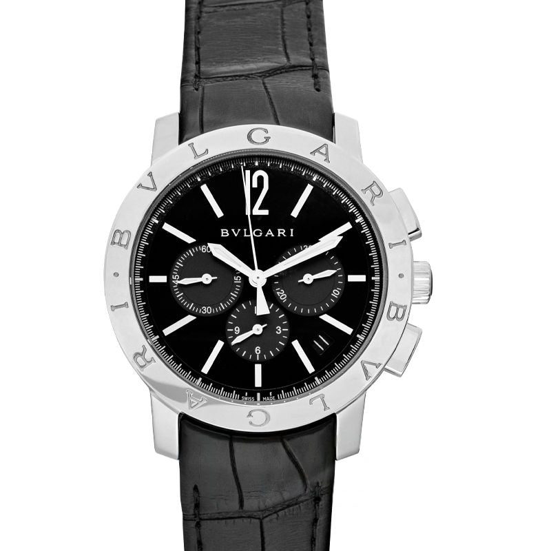 Bvlgari Bvlgari 41 mm Black Dial in Stainless Steel 102043