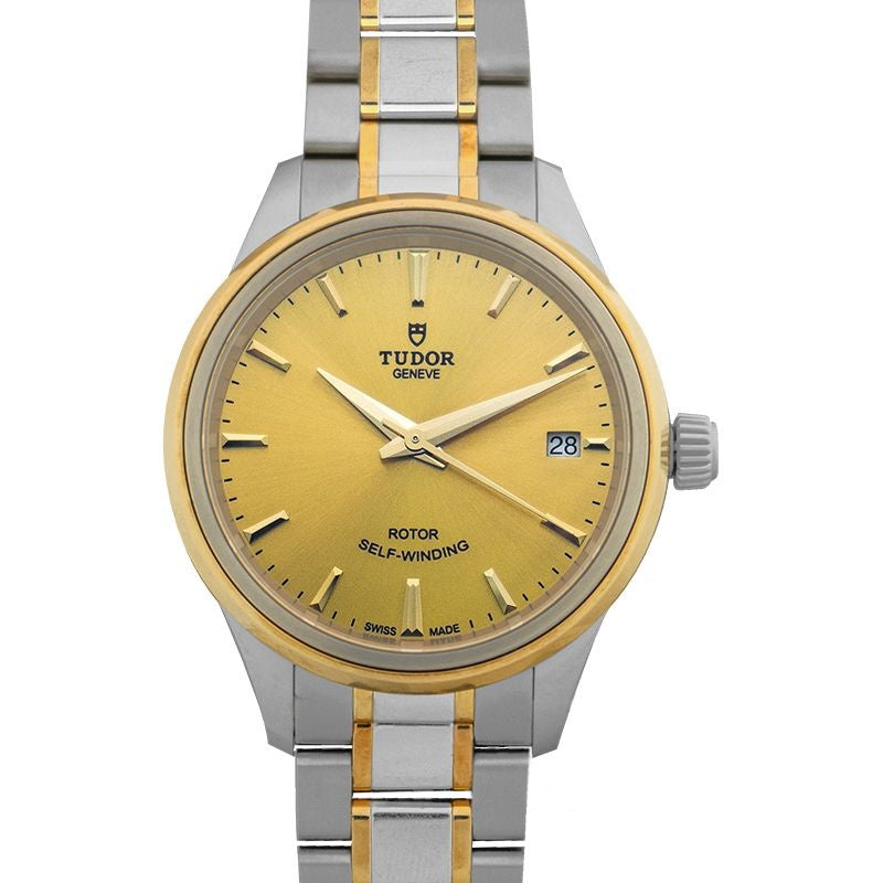Style 34 mm Champagne Dial in Stainless Steel 12303-0001