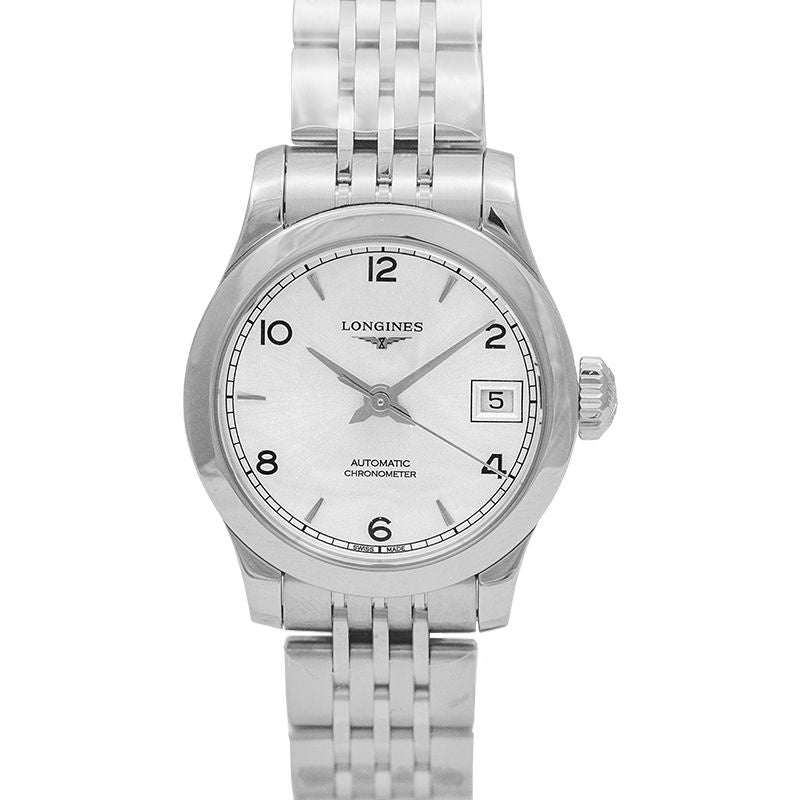 Record ? 26.00?mm Sunray silver Dial in Stainless Steel L23204766