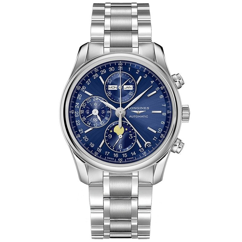 Montre Longines Master Collection 40 mm, cadran bleu, acier inoxydable L26734926