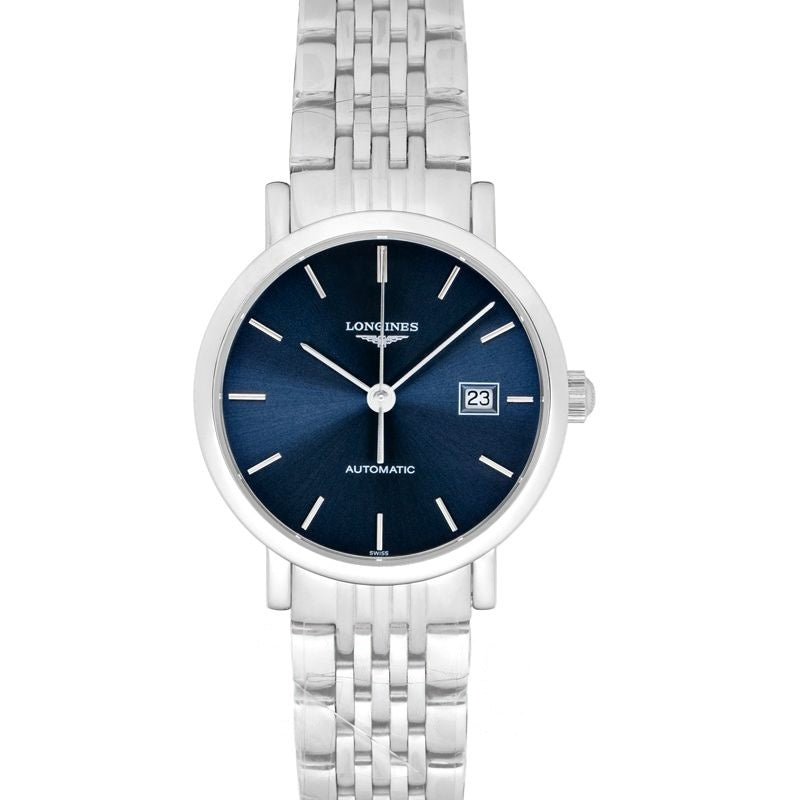 The Longines Elegant Collection 29mm Blue Dial in Stainless Steel L43104926