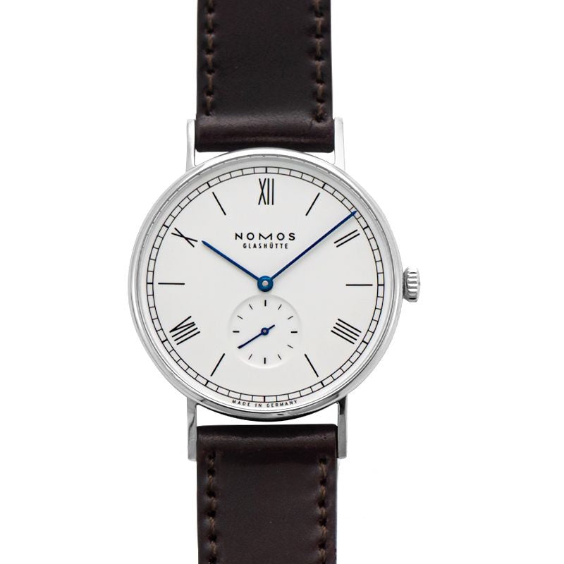 Ludwig 37.5mm Enamel White Dial in Stainless Steel, Tripartite 237