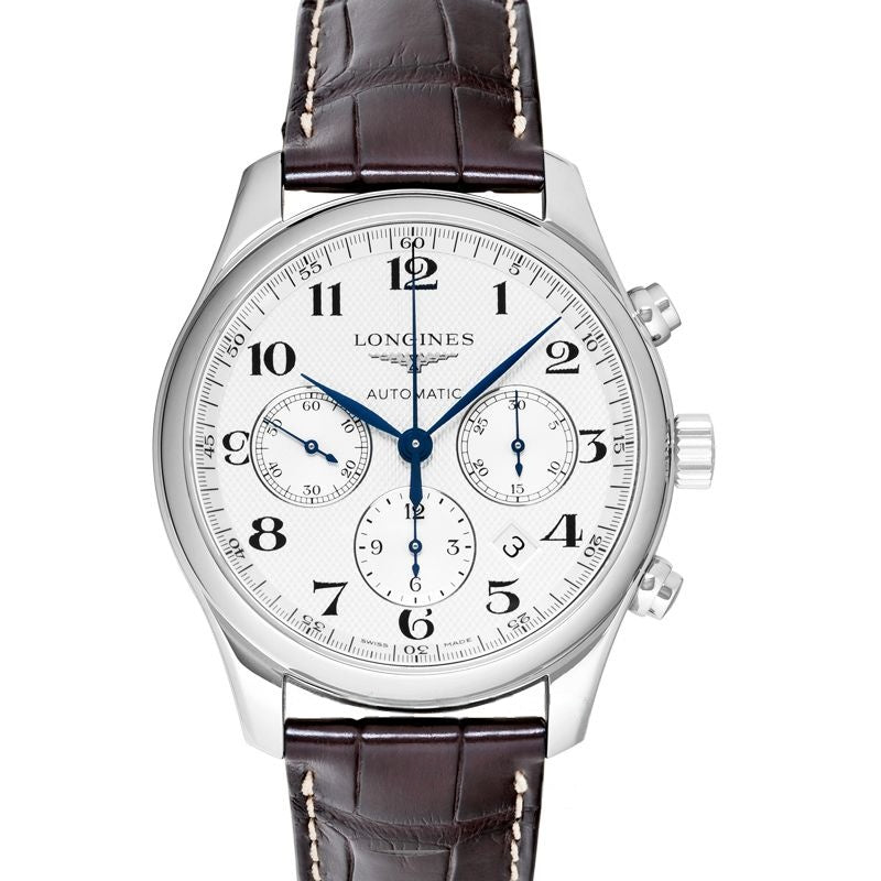 Montre Longines Master Collection 42 mm, cadran argenté, acier inoxydable L27594783