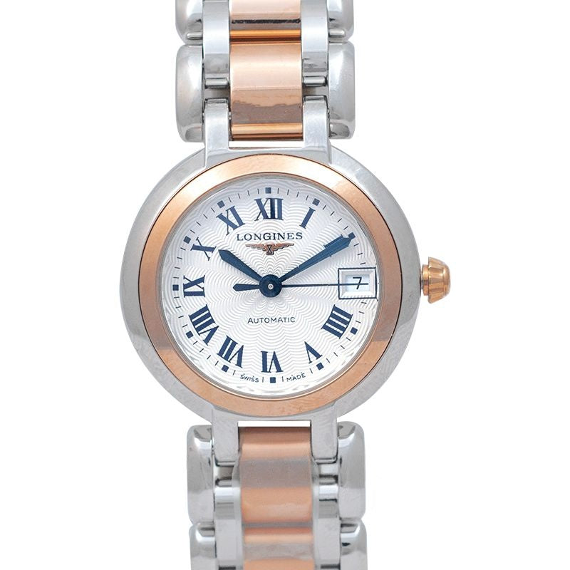 Longines PrimaLuna 26.5mm Silver Dial in Rose Gold L81115786
