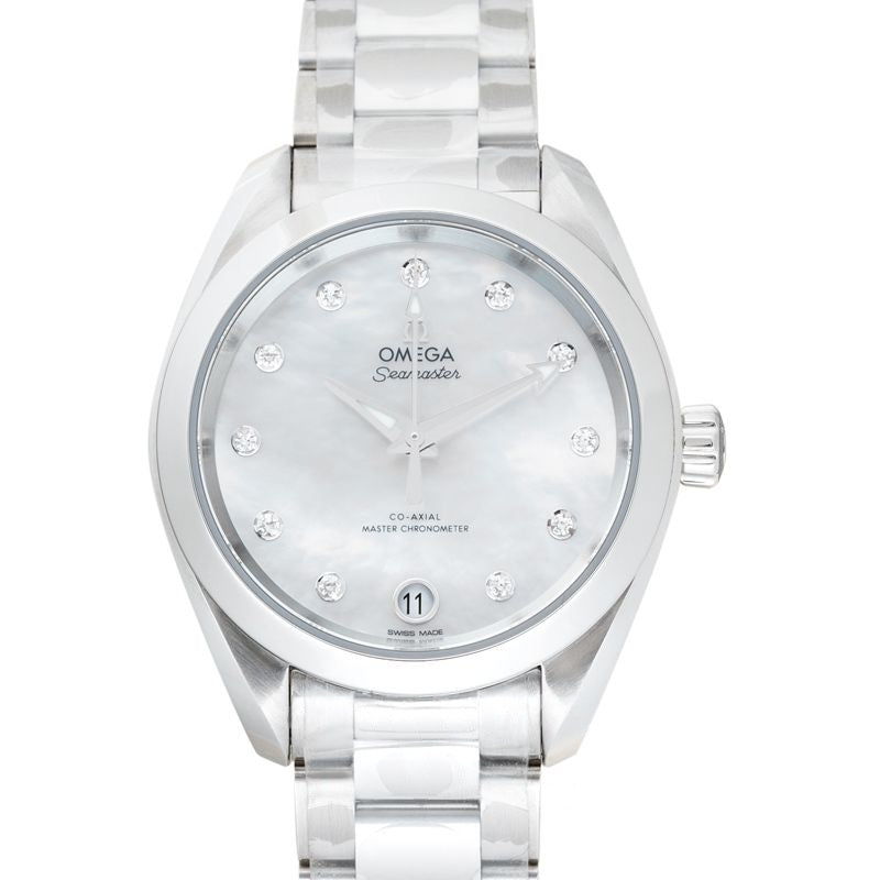 Seamaster 34 mm Mother Of Pearl Dial in Stainless Steel 220.10.34.20.55.001