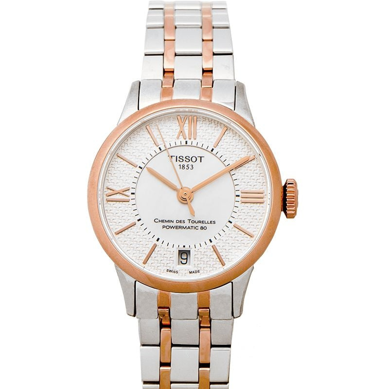 Special Collections 32 mm White Mother of Pearl Dial in Stainless Steel T099.207.22.118.01