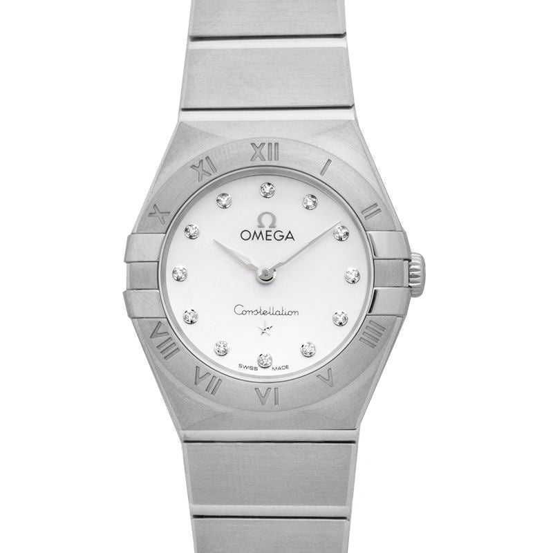 Constellation 25mm White Mother of Pearl Dial in Stainless Steel 131.10.25.60.55.001