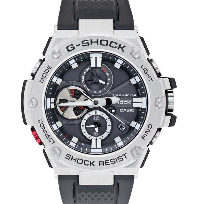 G-Shock 53.8 mm Black Dial in Stainless Steel GST-B100-1AJF