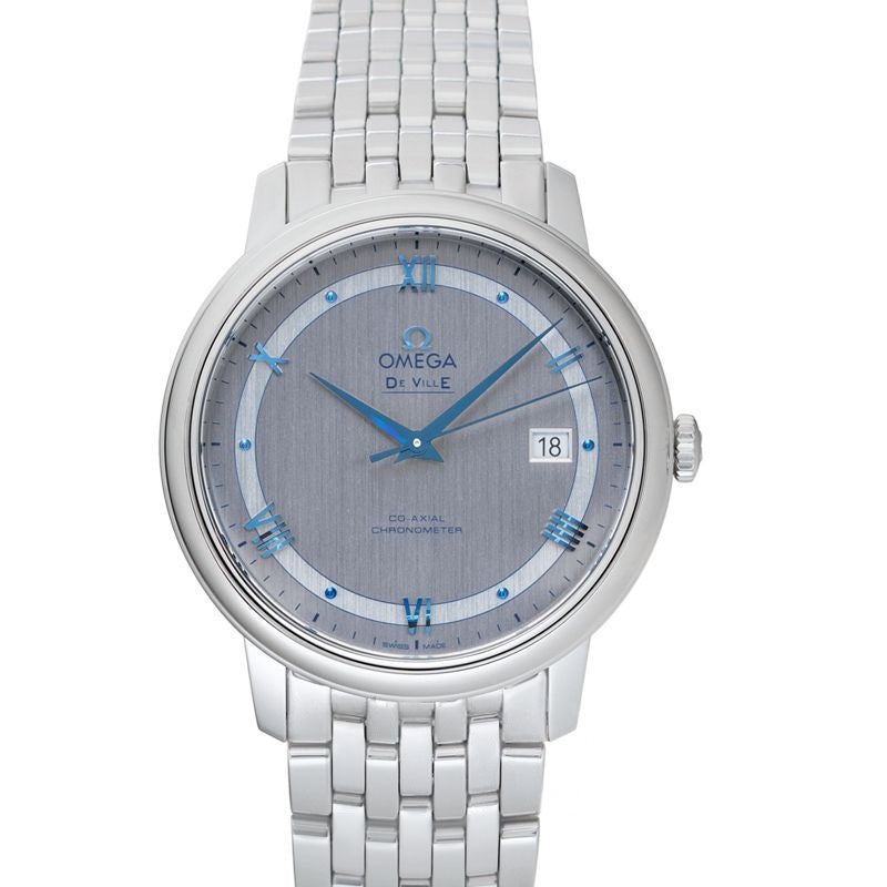 De Ville 39.5 mm Silver Dial in Stainless Steel 424.10.40.20.02.001